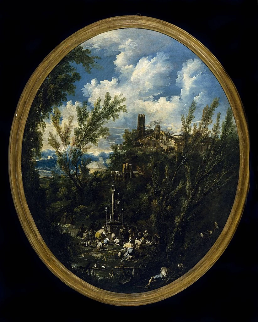 Pellegrini al santuario - Museum of Fine Arts, Houston